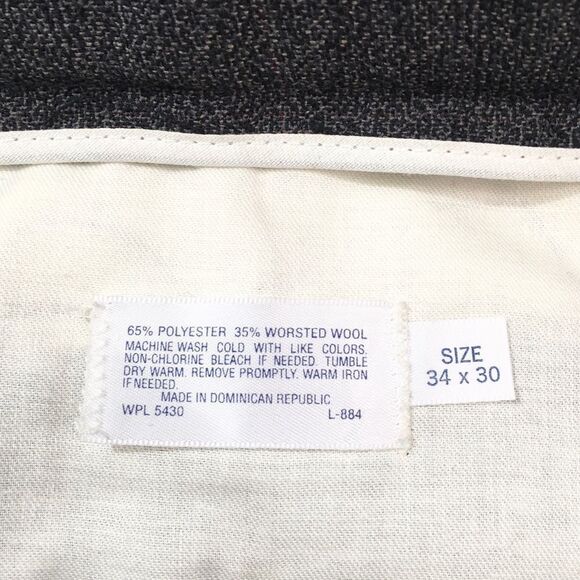 🔃Perry Ellis Men’s Dark Gray Dress Pants - Picture 6 of 7